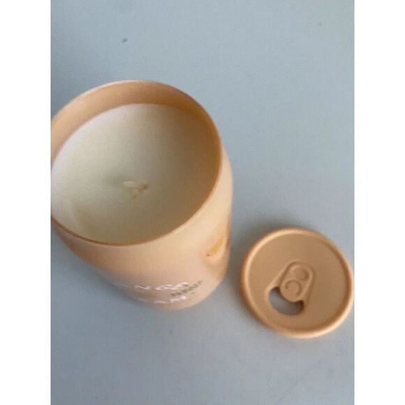 DW Home Orange Cream Soda Pop Glass Candle 15oz 33 HR Single Wick Rubber Lid NEW - Picture 9 of 10